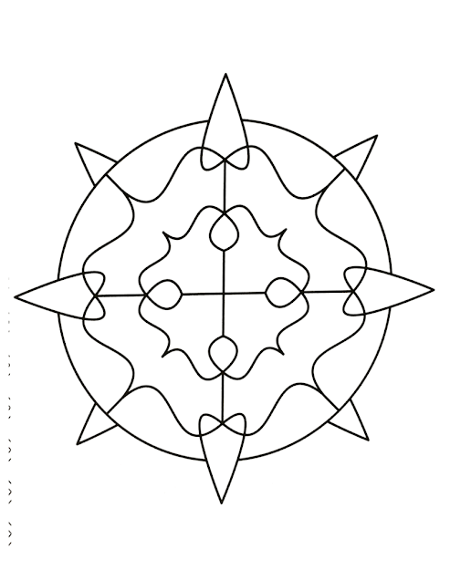 Easy Mandalas For Kids   Mandalas Zen Free Mandala Coloring Pages 