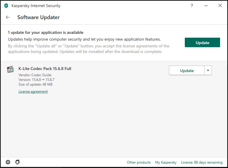 KIS - Software Updater