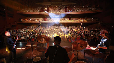 Espectacular presentación de #SobredosisdeSoda en el Gran Rex. @Sobredosis_Soda @antominu