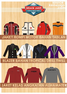 katalog desain  dan konveksi jaket  angkatan  almamater 