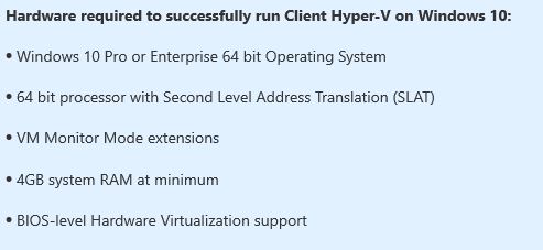 How To Install Hyper-V on windows 10