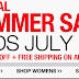 Gran Summer Sale en DC hasta 50% descuento en ropa y calzado