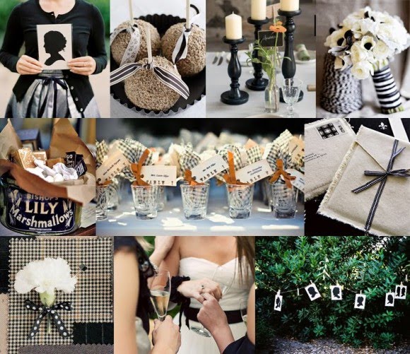 i think i will decorate in a black and white theme this year for fall with