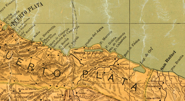mappa di Sosua di Casimiro de Moya