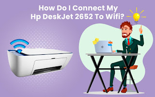 how to connect hp deskjet 2652 to wifi iphone