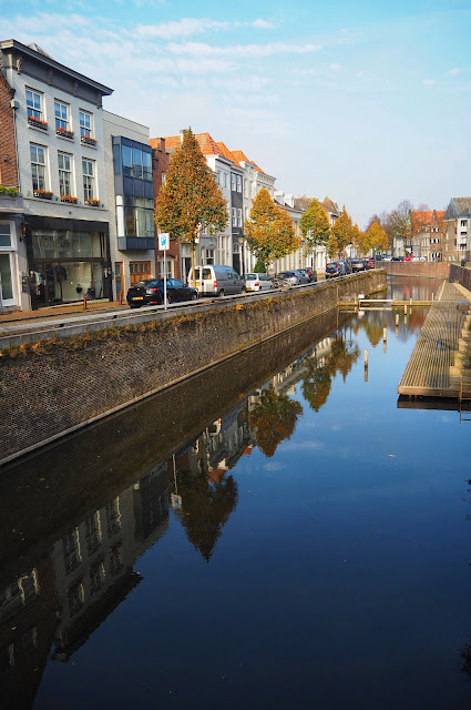 Autumn Canal reflections in Den Bosch