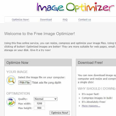 image optimize in image optimizer