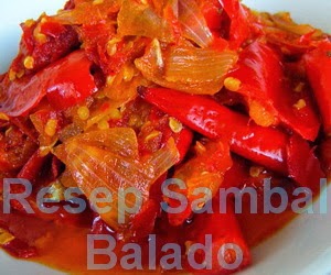 Resep Sambal Balado Khas Padang - Info Resep