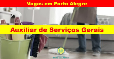 Rede Calábria abre vaga para Auxiliar de Serviços Gerais em Porto Alegre