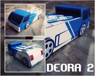 Hot Wheels Deora 2 Papercraft