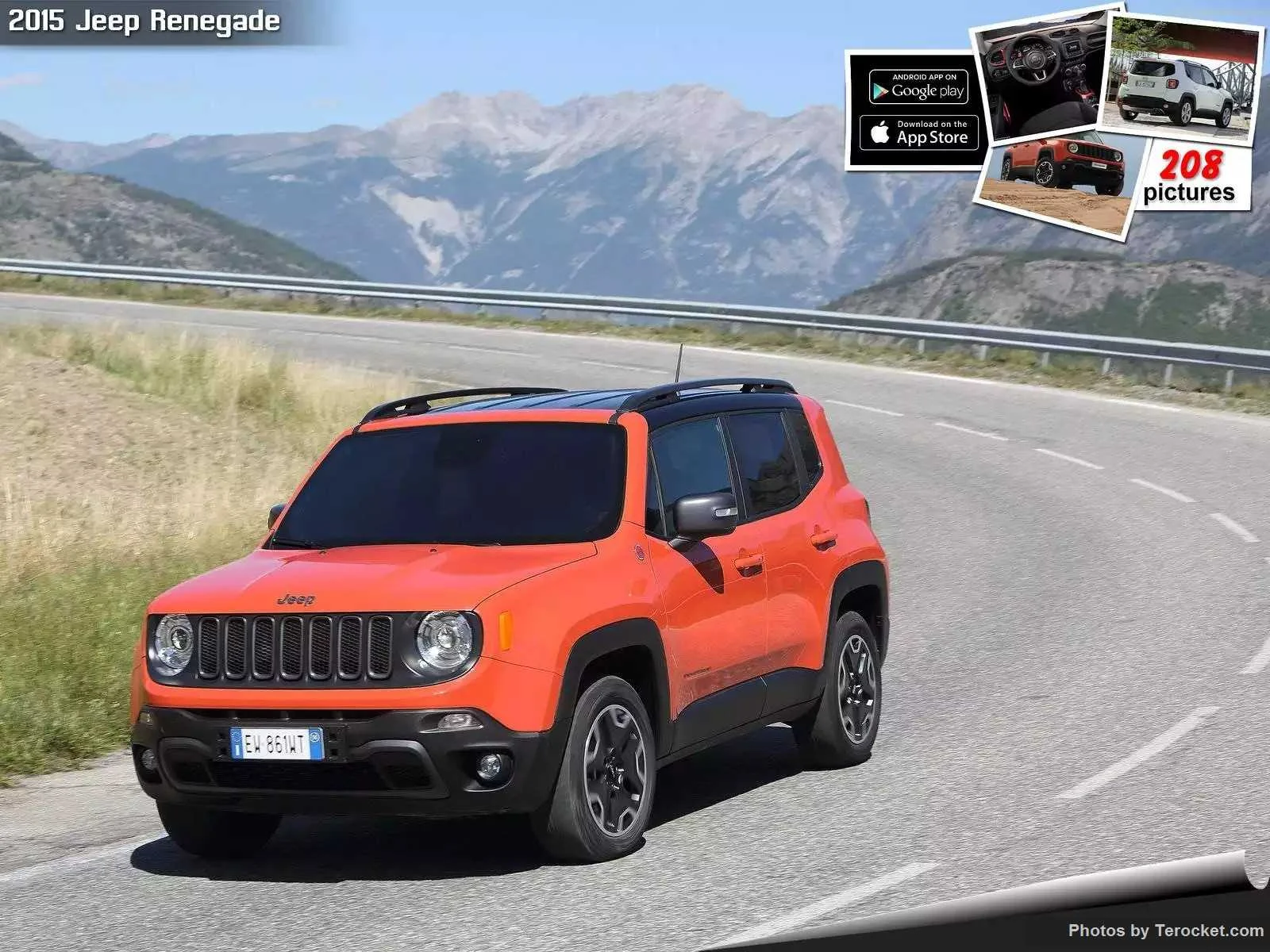 Hình ảnh xe ô tô Jeep Renegade 2015 & nội ngoại thất