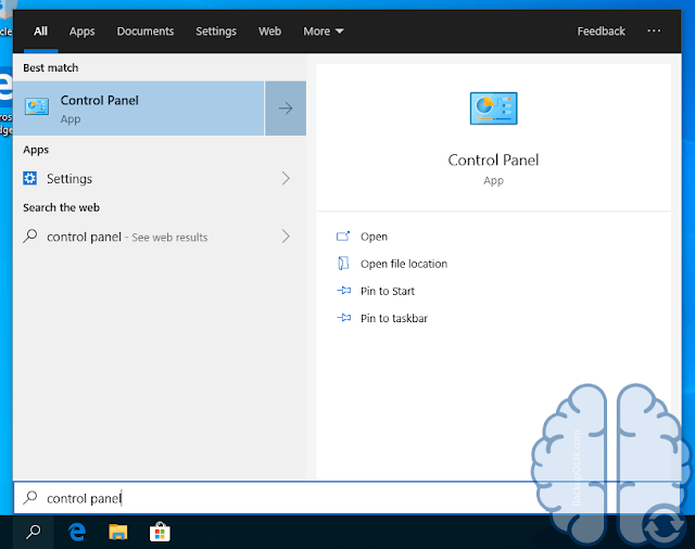 Tahapan Membuka Control Panel Di Windows