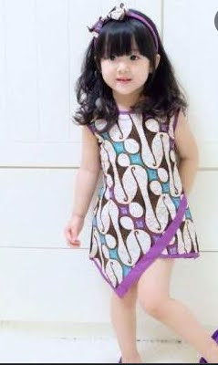 model baju batik anak perempuan umur 8 tahun