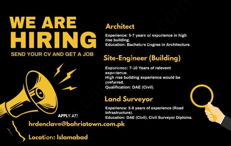 Bahria Town Jobs July 2021