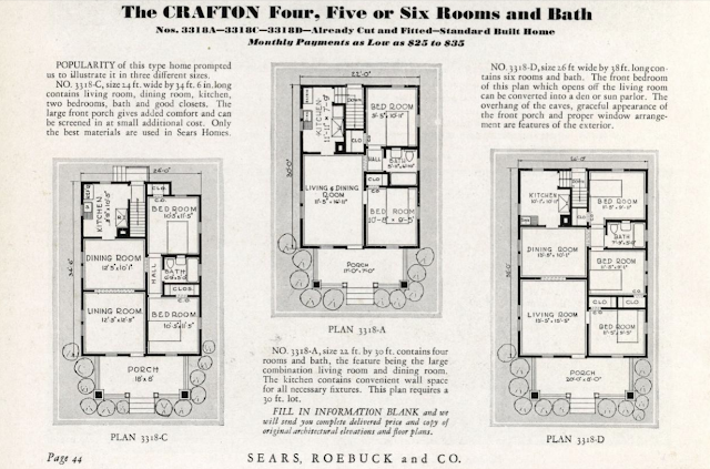 Sears Crafton floor plan options