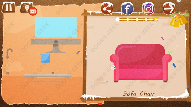 Chigiri: Paper Puzzle Christmas Pack Level 18 (Sofa Chair) Solution, Walkthrough, Cheats