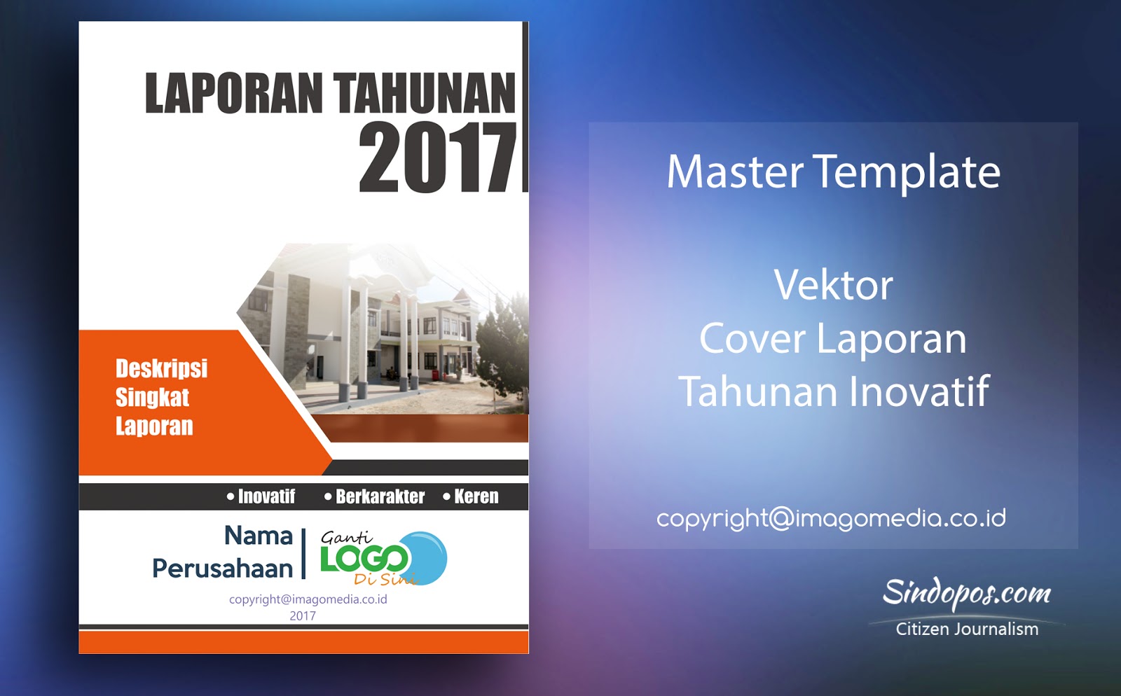 Download template desain cover buku psd