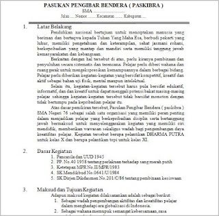  merupakan anjuran yang dibentuk dengan maksud untuk memberitahukan pelaksanaan kegiatan mu Contoh Proposal Kegiatan Paskibra Tingkat SMA