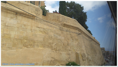 muralha de St Peter and St Paul; Malta; Floriana;