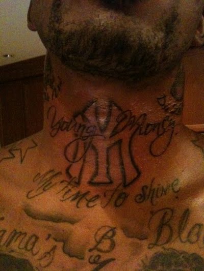 Lil' Wayne's popular rap label and it is tattooed on JR Smiths neck