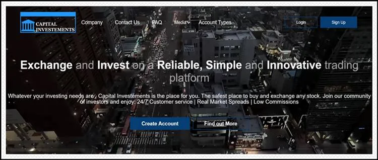 [Мошенники] capitalinvestements.trade – Отзывы, развод, лохотрон! Мошенническая компания Capital Investements