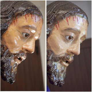 Finalizan los trabajos de restauración del Cristo del Amparo