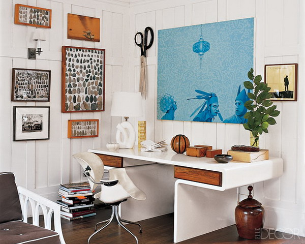 wall decor ideas images Home Office Wall Decor Ideas | 600 x 480