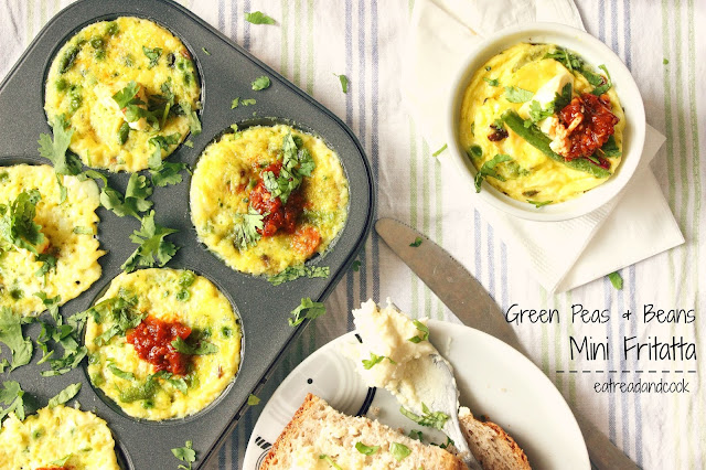 How to cook Green Peas and Beans Mini Frittata