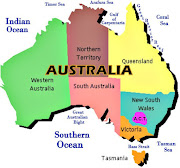 Map of Australia. States and Territories (australia map )