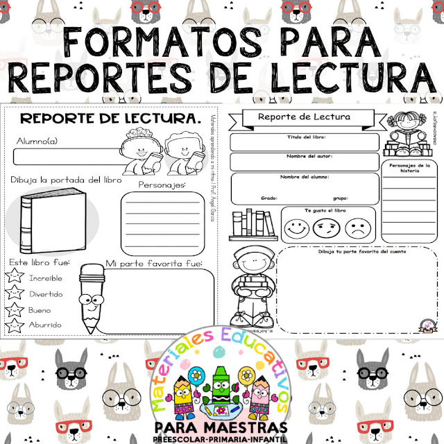 Fichas-trabajar-reporte-lectura-primaria