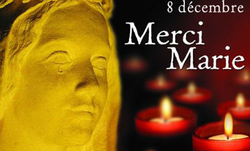 affiche 8 decembre merci Marie