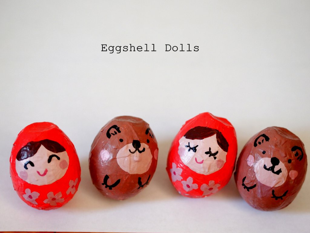 Make Eggshell dolls Pink Stripey Socks