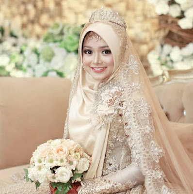 model hijab pengantin modern terbaru