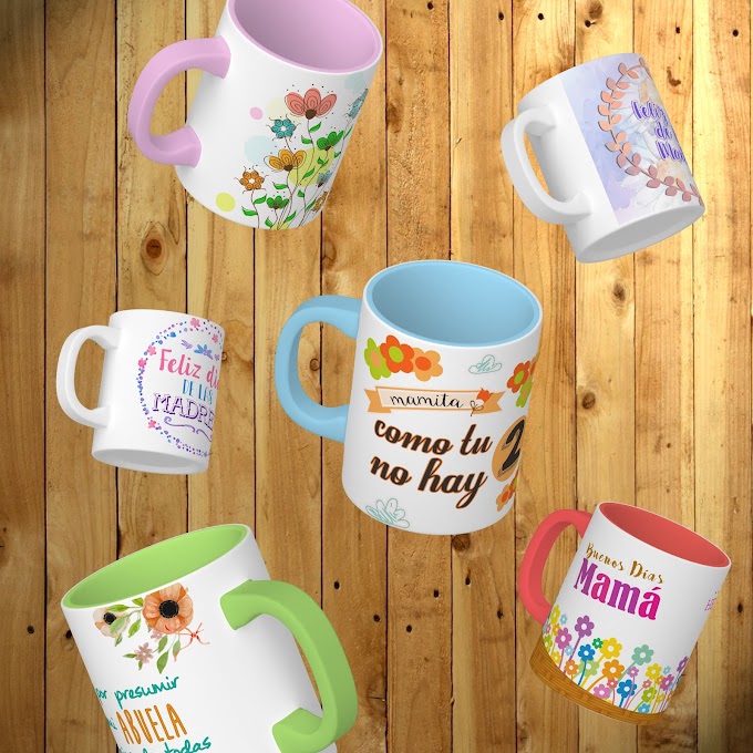 71 PLANTILLAS PARA TAZAS "DÍA DE LAS MADRES"