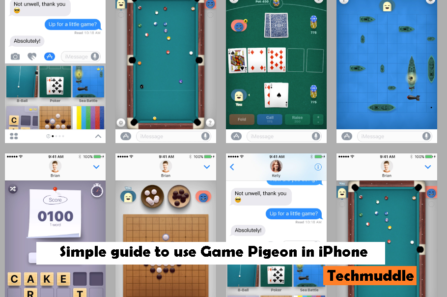 Simple guide to use Game Pigeon in iPhone X: iOS 12 solutions