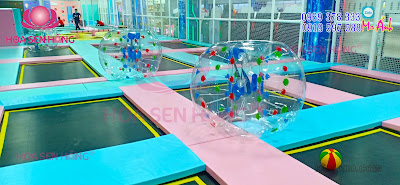 trampoline - sàn nhún - sàn bậc thể lực - jump arena