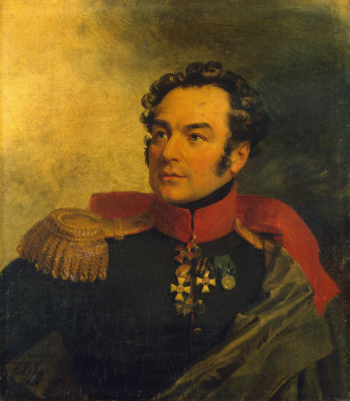 Portrait of Pyotr I. Balabin by George Dawe - History, Portrait Paintings from Hermitage Museum