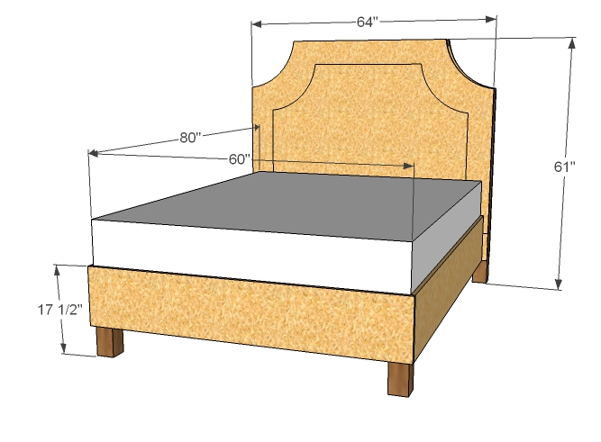 queen size bed is a type of bed that provides enough space for two ...