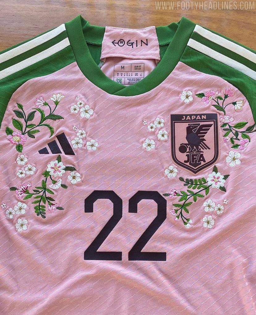 Jules Kounde Wears Pink Adidas Japan Football Shirt Ahead of Barcelona ...