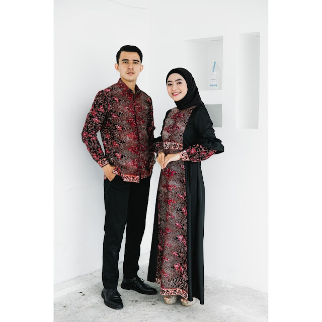 Dress couple batik Jambi