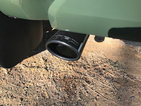 Tailpipe detail of 2020 Toyota Tundra TRD Pro CrewMax
