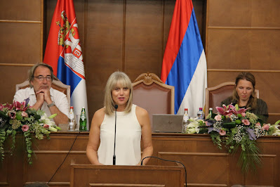 ASCE president, Mrs Lidija Pliberšek