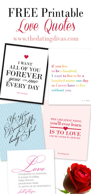 Free Printable Love Signs.