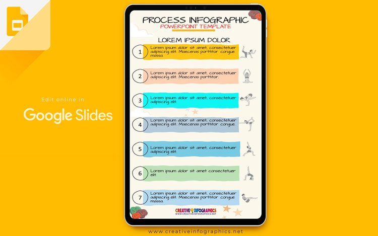 Handmade Style Process Infographic Template