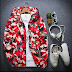 Men's Casual Butterfly Print Camouflage Hoodie Jacket