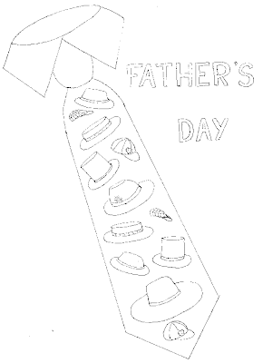 Día del padre para colorear y pintar