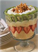 Strawberry Kiwi Almond Crunch Trifle