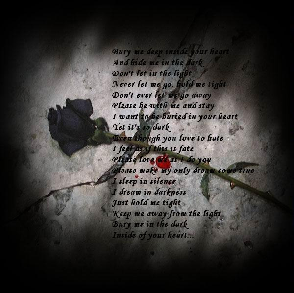 dark love poems. BLOODFLOWERZ - Dark Love Poems