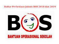 Daftar Perbedaan Juknis BOS 2018 dengan 2019
