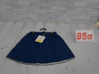 アウトレット　子供服　95㎝　ネイビー　スカート　498円